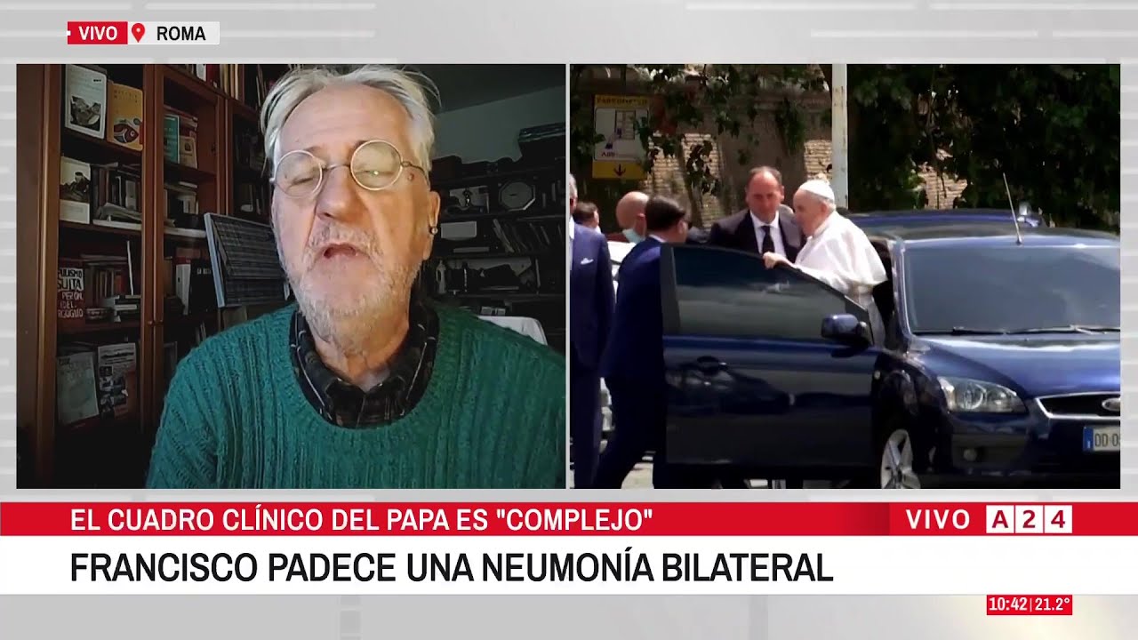 🔴 EL CUADRO CLÍNICO DEL PAPA FRANCISCO ES "COMPLEJO"