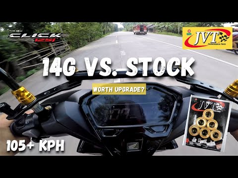 14g JVT Flyball Speed Test Review on Honda Click 125i v2 |  New Top Speed!