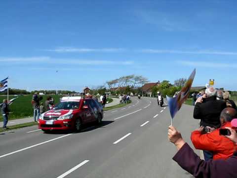 Giro italia langs camping janse Zoutelande