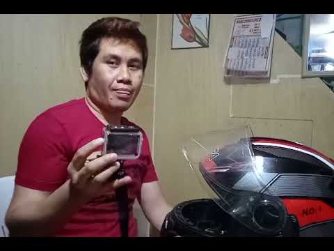 paano mag lagay ng hd camera sa helmet | Papadrin Vlogs