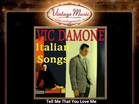 VIC DAMONE CD Vintage Vocal Jazz. Italian Songs. Tell Me That You Love Me