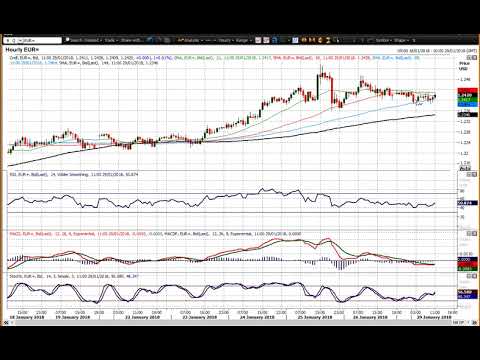 EUR/USD Technical Analysis - Hantec Markets   29/01/2018