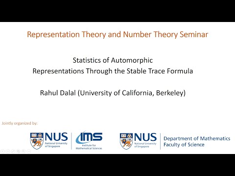 Talk by Rahul Dalal (University of California, Berkeley, USA)