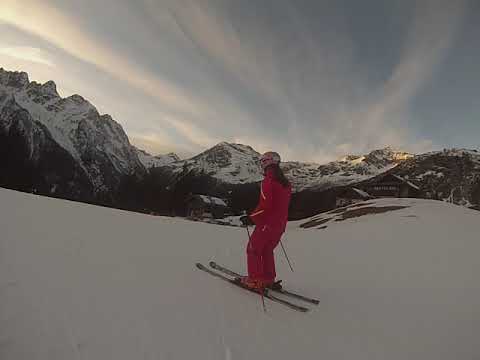 Chiesa Valmalenco arrivo a San Giuseppe 12/01/2020, sci con mia figlia❤️🎿