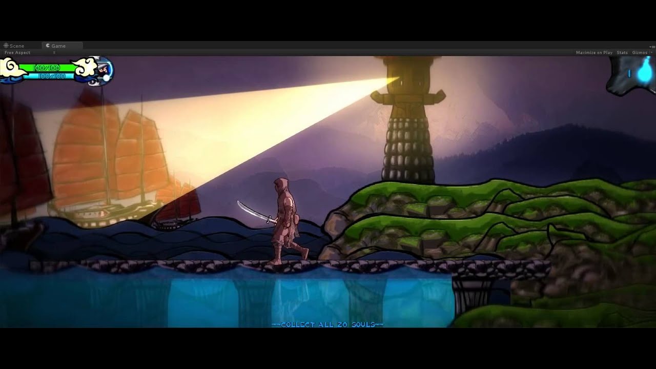 Shinigami Incarnate [Unity3d] - Water Reflection Tests