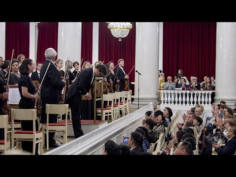 Igor EVARD's "Saint Satyr" is a symphonic poem. Academic symf. ork. phil., dir. Ya. Zaboyarkin