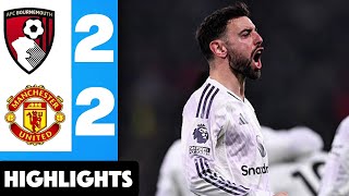 Download lagu Bournemouth vs Manchester United 2–2 All Goals & Highlights | Premier League  Bruno penalty goal  mp3