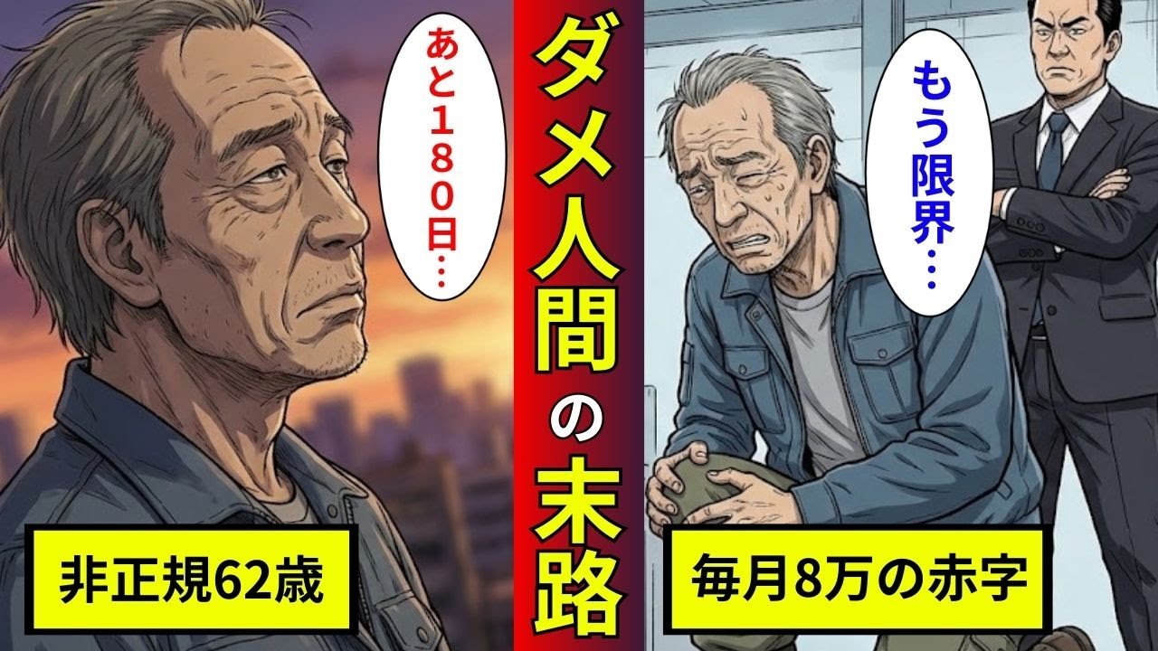 【漫画】62歳・非正規雇用の絶望的な末路～貯金が底をつく日～