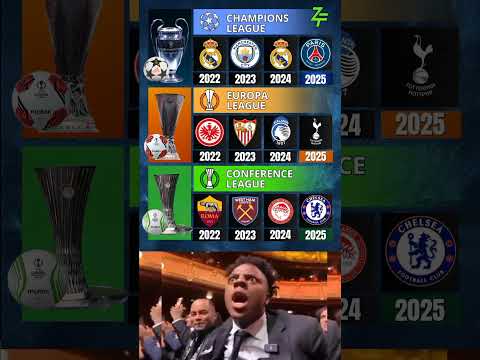 PSG, Tottenham, Chelsea: 3 finals, 3 winners 🏆🏆🏆,,,