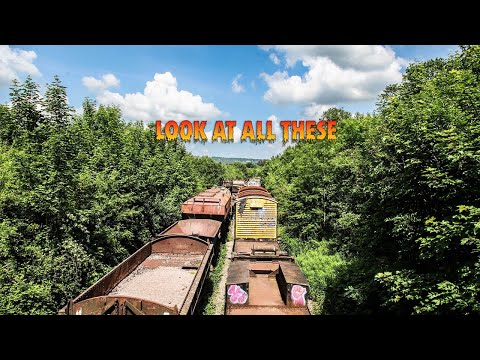 ABANDONED RAILWAY SIDINGS - TRAIN GRAVEYARD (ROLLING STOCK)