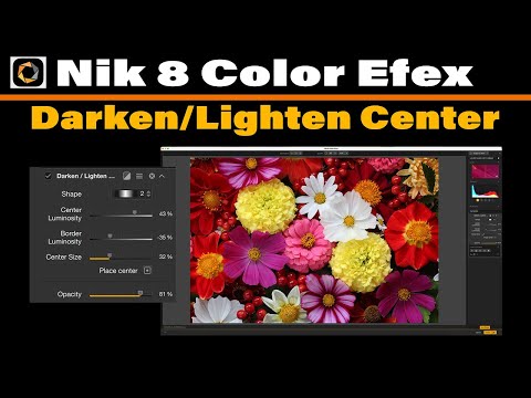 Выделите взгляд с помощью эффекта затемнения/осветления центра — Nik 8 Color Efex