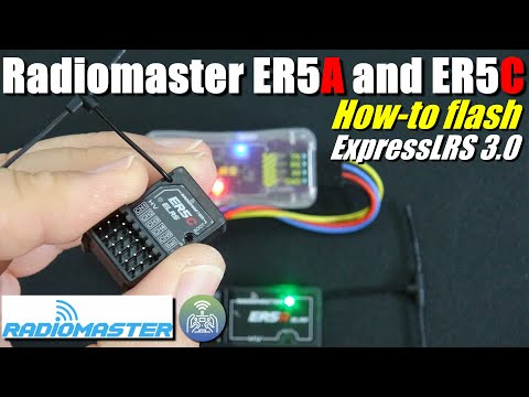 Radiomaster ER5A and ER5C Express LRS Receivers • How-to Flash ELRS 3.0 with BetaFPV Recovery Dongle