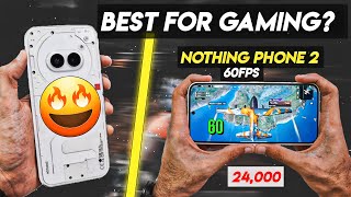 IS NOTHING PHONE 2 BEST FOR GAMING IN 2024🔥•NOTHING PHONE 2 BGMI/PUBG TEST IN 2024😍•GAMING REVIEW