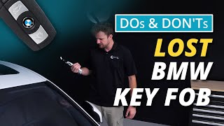 I Lost My BMW Key Fob! Now What? – The Dos & Don