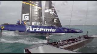 AC35: Artemis Racing finally get a favorable call from the umpires