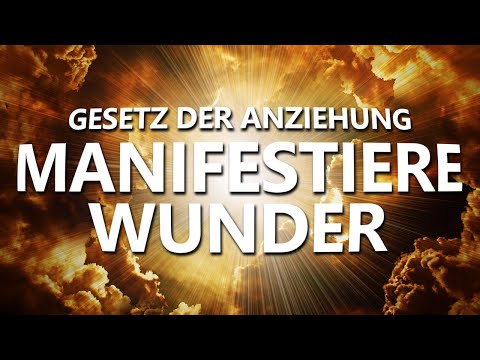 Manifestiere Wunder mit dem Gesetz der Anziehung | Meditation zum Einschlafen | Affirmationen