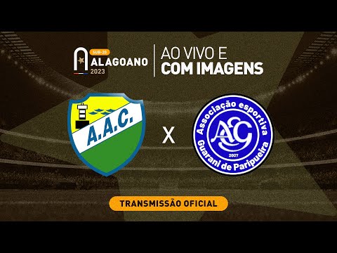 Coruripe x Guarani de Paripueira- ALAGOANO SUB 20 - OITAVAS DE FINAL