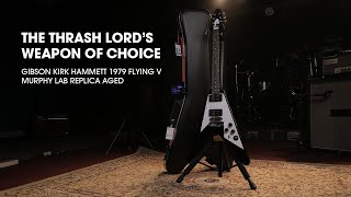 Video thumbnail for Gibson Kirk Hammett 1979 Flying V Murphy Lab Replica Aged - Sound Demo by Music Bliss Malaysia