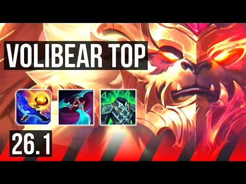 VOLIBEAR vs DARIUS (TOP) | Good KDA: 12/2/4 | EUW Master | 26.1