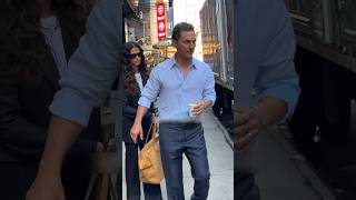 Matthew McConaughey Walking With His Wife #matthewmcconaughey