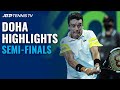 Bautista Agut v Rublev; Fritz v Basilashvili | Doha 2020 Semi-Final Highlights