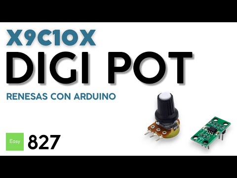 Come usare il potenziometro digitale Renesas X9C10x con Arduino