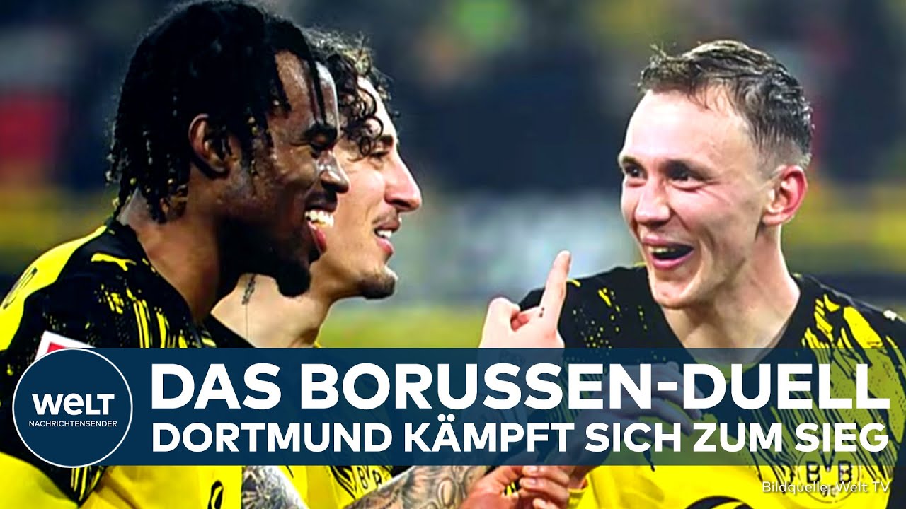 FUßBALL-BUNDESLIGA: BVB kämpft sich zum 2:0 – Dortmund schlägt Mönchengladbach!
