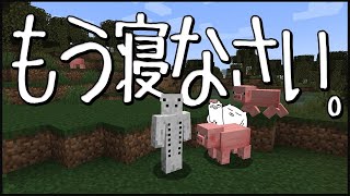 【もう寝なさい】深夜から始まる雑談Minecraft【生放送】