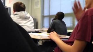 Possessed kid in class