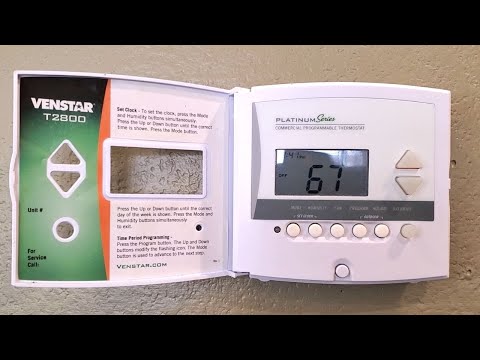 Venstar Thermostat Heater and Air Conditioner - T2800