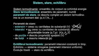 Noţiuni de termodinamică. 