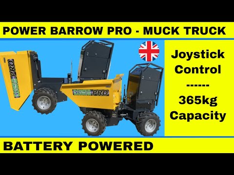 Mini Dumper PRO - Power Barrow with Joystick Control