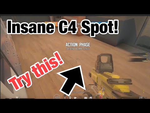 Insane NEW C4 SPOT! Rainbow Six Siege Tips And Tricks!