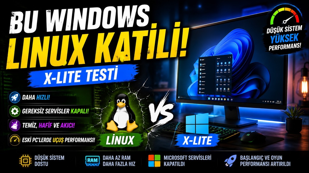 Windows'ta Gereksiz Her Şeyi Sildim! Sonuç İNANILMAZ