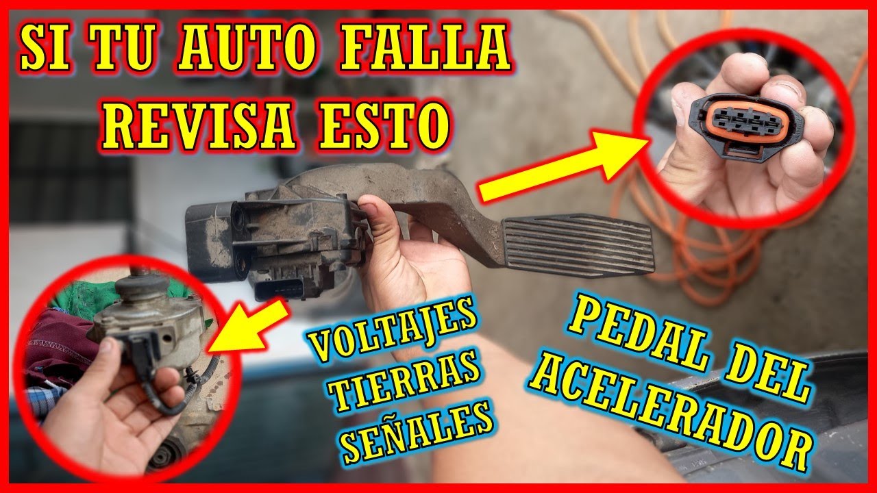 FUNCIÓN Y SÍNTOMAS DE FALLO SENSOR DEL SENSOR DE PEDAL DEL ACELERADOR