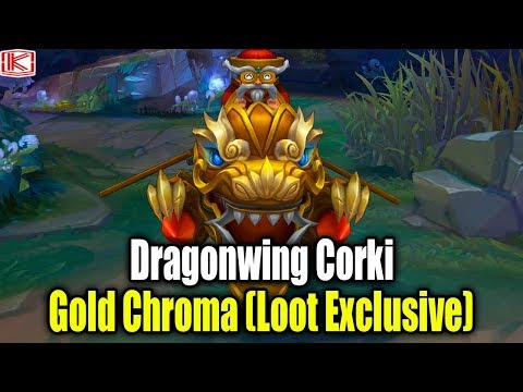 DRAGONWING CORKI GOLD CHROMA (LOOT EXCLUSIVE) - League of Legends