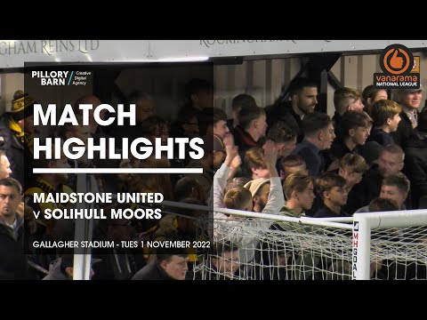 Maidstone United Vs Solihull Moors (01/11/22)