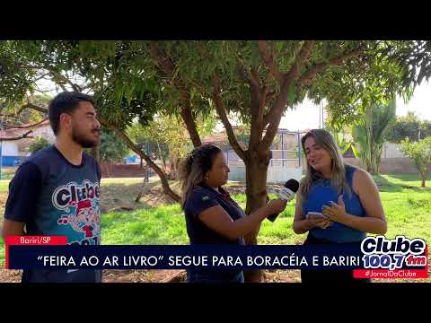 CULTURA : “FEIRA AO AR LIVRO” SEGUE PARA BORACÉIA E BARIRI.