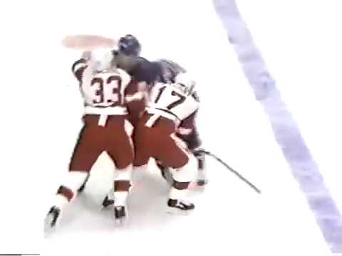 NHL REGULAR SEASON 1991-92 - Detroit Red Wings @ New York Rangers