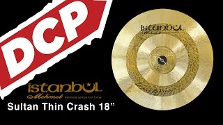 Video thumbnail for Istanbul Mehmet Sultan Thin Crash Cymbal 18" 1365 grams by Drum Center of Portsmouth