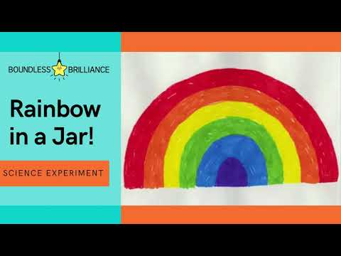 Rainbow in a Jar!
