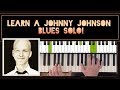 Johnnie Johnson Blues Piano Tutorial