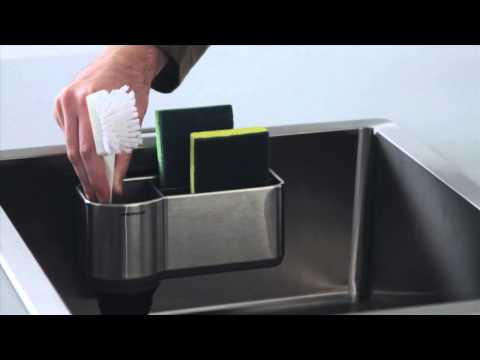 Simplehuman sink caddy gootsteen organizer