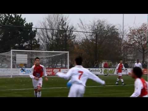 Kay Hilverink, 12 jaar, wedstrijd 17-11-2012 Alexandria"66 D1 - Zeeburgia D1