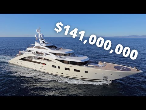 $141,000,000 | Big Luxury yacht FOR SALE!! | ACE - 85 m LURSSEN 2012