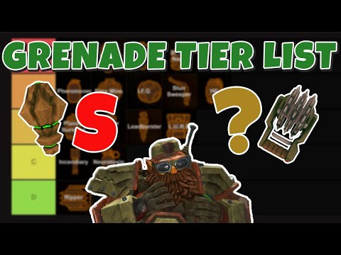 Deep Rock Galactic COMPLETE Grenade Tier List