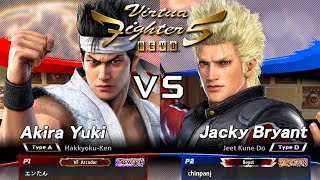 [VF5 REVO] Akira (Entan) vs Jacky (chinpanj) | High Level Replay