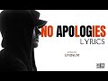 No Apologies - Eminem [Lyrics]