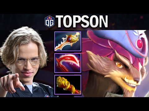OG.TOPSON SMURF PANGOLIER WITH HEAVY DAMAGE - DOTA 2 7.27 GAMEPLAY