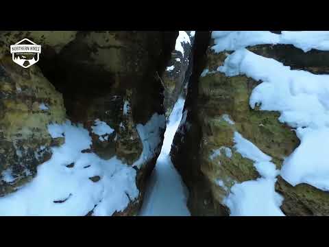 Tisa rock town: Winter Narnia of Bohemian-Saxon Switzerland